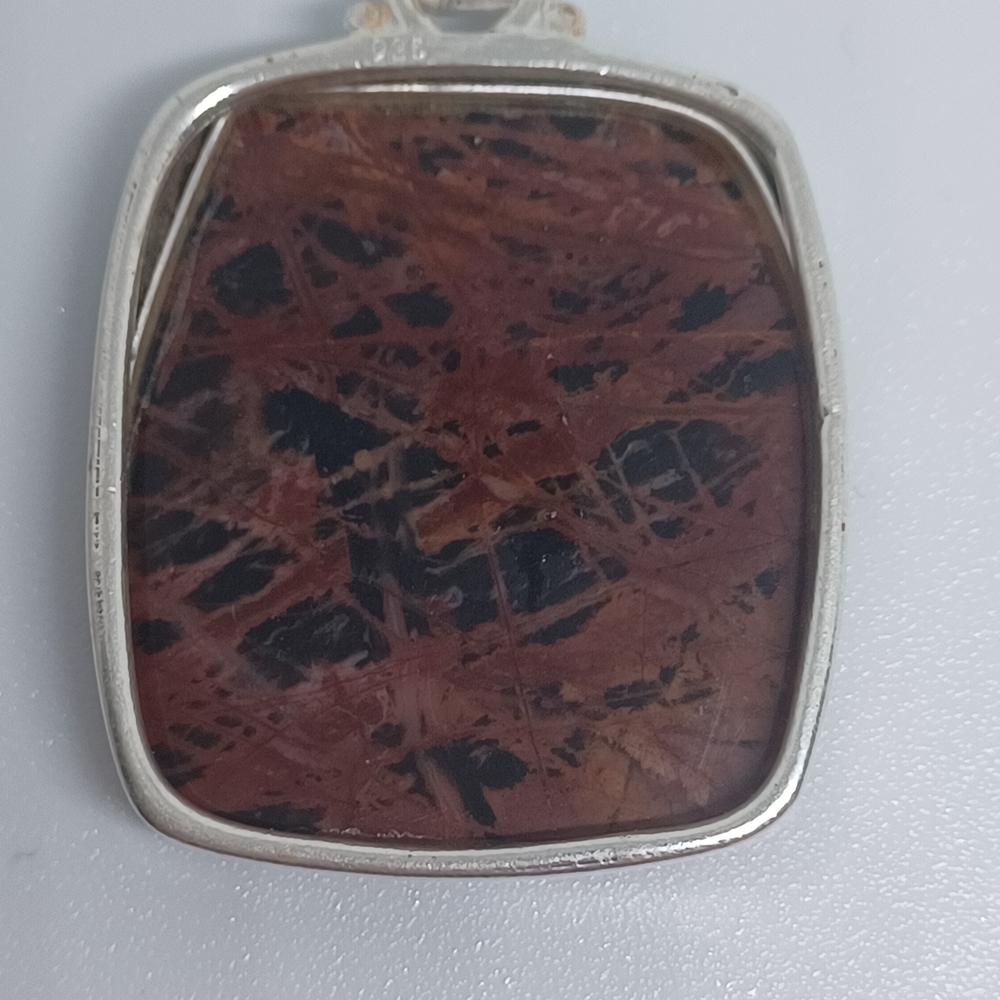 Gemstone Mahogany Obsidian Pendant - Picture 4 of 15